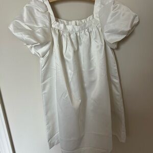 H&M Cream Satin Dress